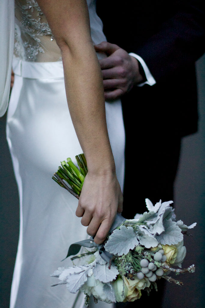 Bridal Bouquet by Gorgeous and Green for a wedding at the Brazilian Room