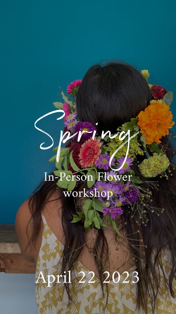 The Spring Flower Workshop by Gorgeous and Green: Hair Crowns and Spring Posies