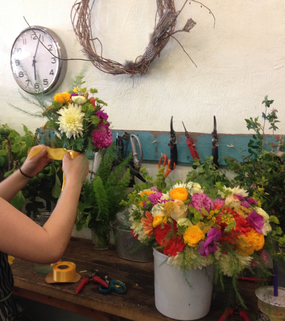 Summer wedding flowers are a local favorite