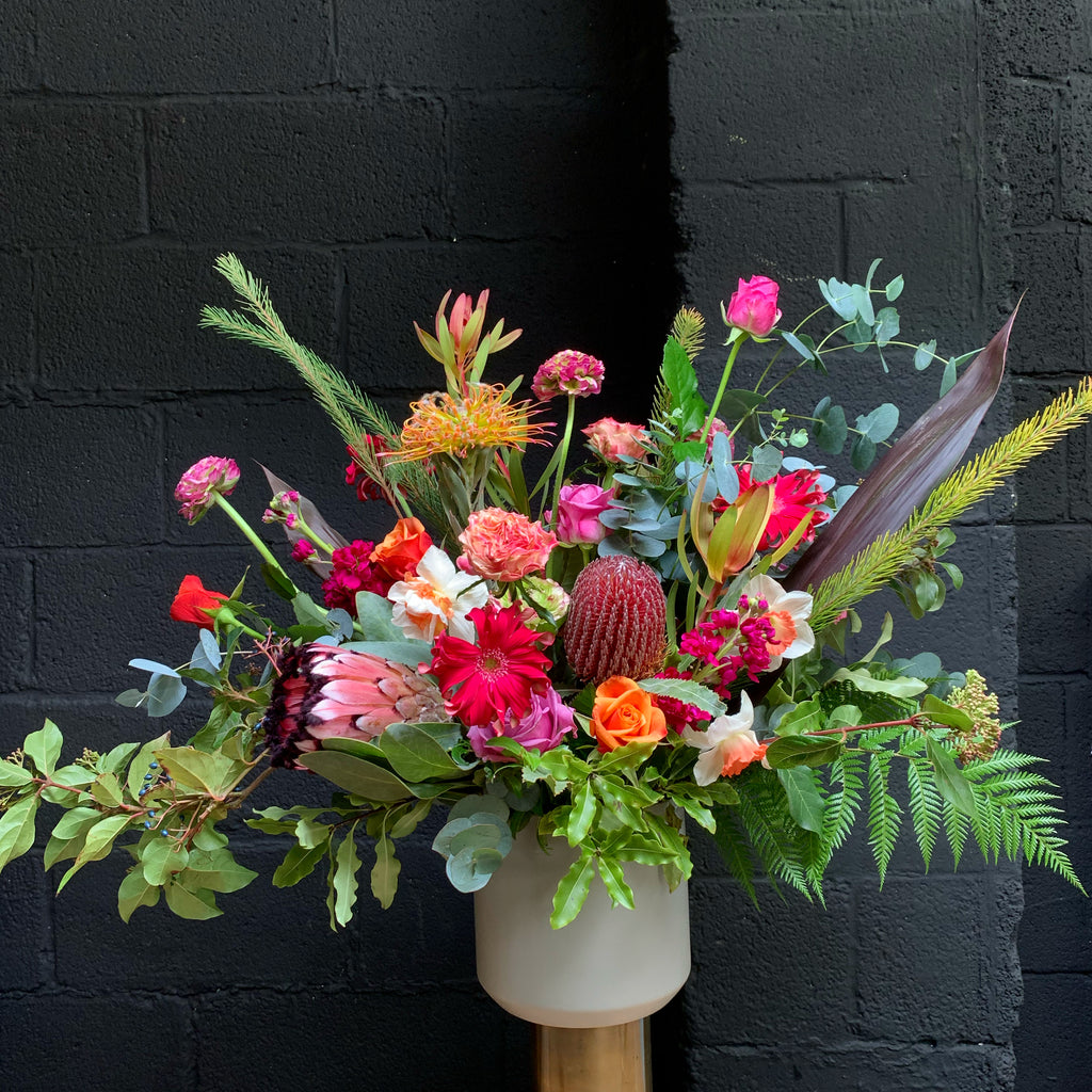 Lush and Local Blooms in a Vase