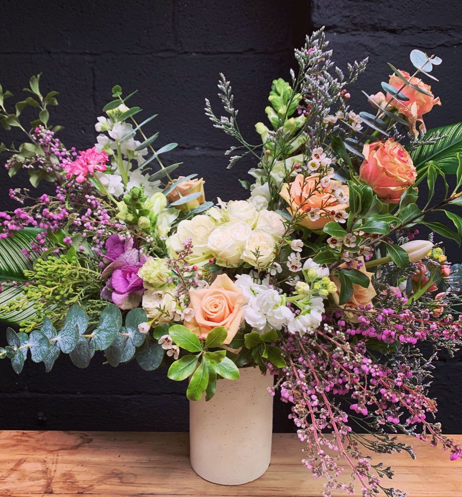 Lush and Local Blooms in a Vase